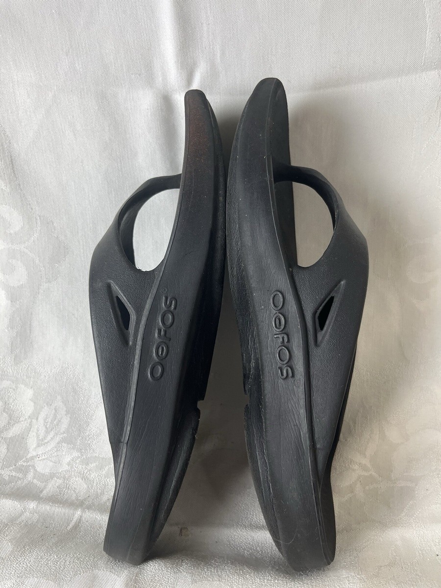 OOFOS OOriginal Grey Unisex Recovery Sandals Flip Flops- SZ M 7- W 9 $_12.JPG?set_id=880000500F main image 4