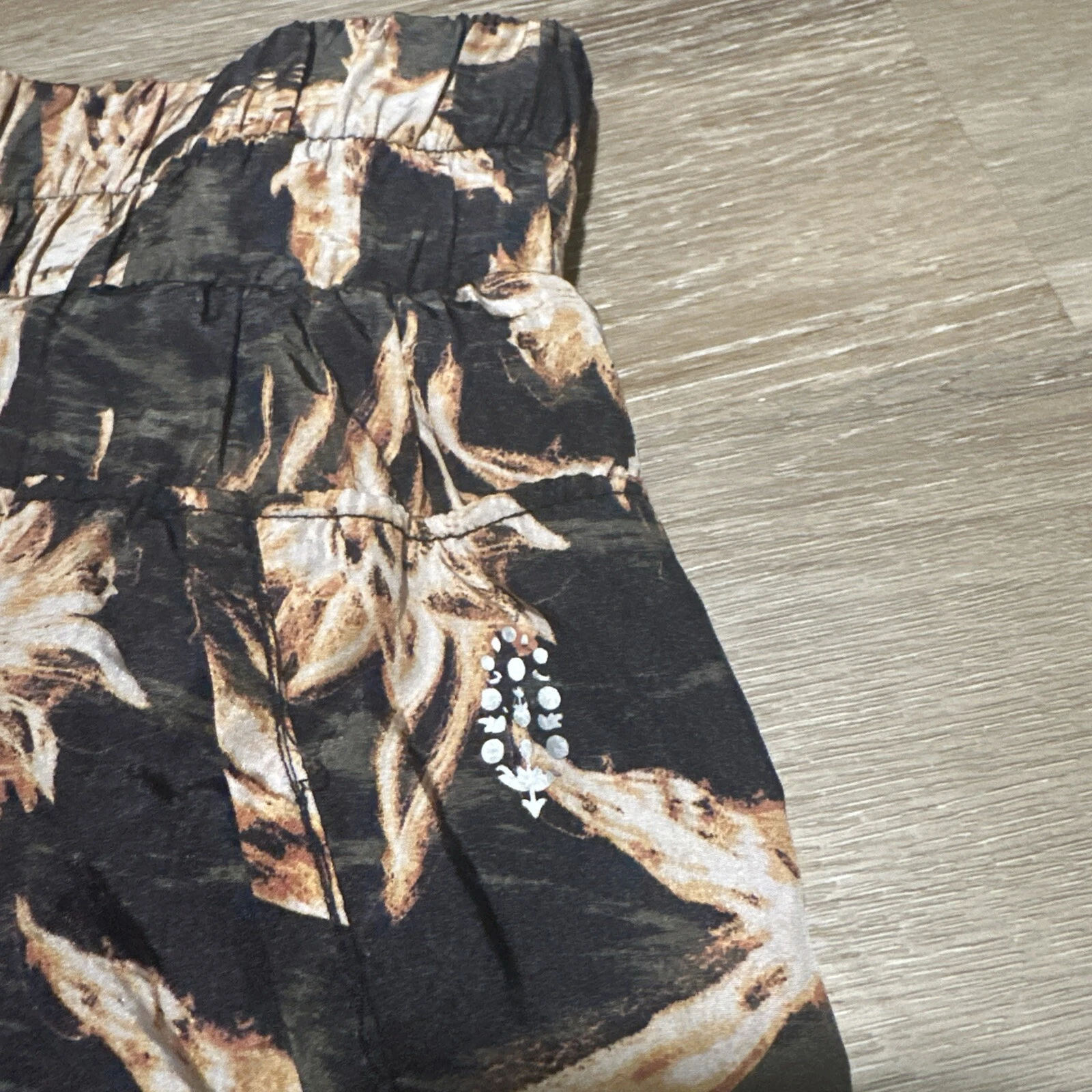 free-people-movement way home high rise floral athletic gym pants