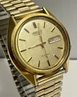 Seiko Automatic 7009-8279-P Day Date 17 Jewels 30mm Dial All Gold Toned Speidel