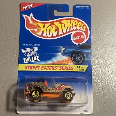 Hot Wheels Roll Patrol Jeep CJ7, Street Eaters Series #4 Of Cars