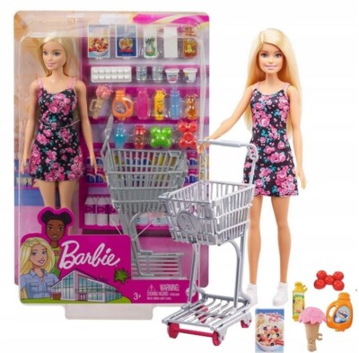 BARBIE BLOND SHOPPING TIME GTK94 MATTEL