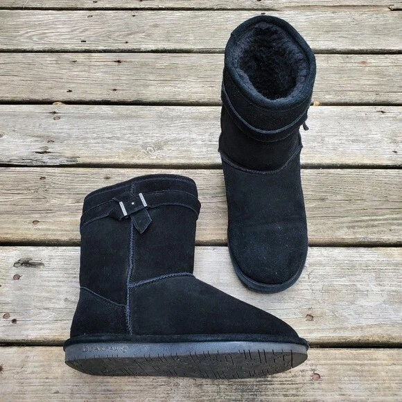 Bearpaw shearling deals boots