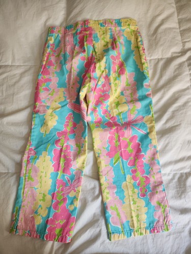 lilly pulitzer Girls Pants Snappy Dragonfly size 10 - Picture 8 of 9