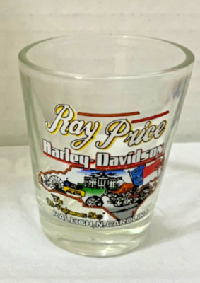 Ray Price Harley Davidson Shot Glass Raleigh North Carolina Never Used