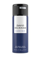 DAVID BECKHAM CLASSIC BLUE DEODORANT SPRAY MEN 5.0 OZ 150ml 95g 