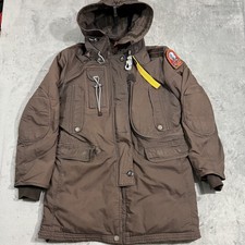 Parajumpers Masterpiece Series Down Jacket Parka Womens Size Large Brown Kodiak