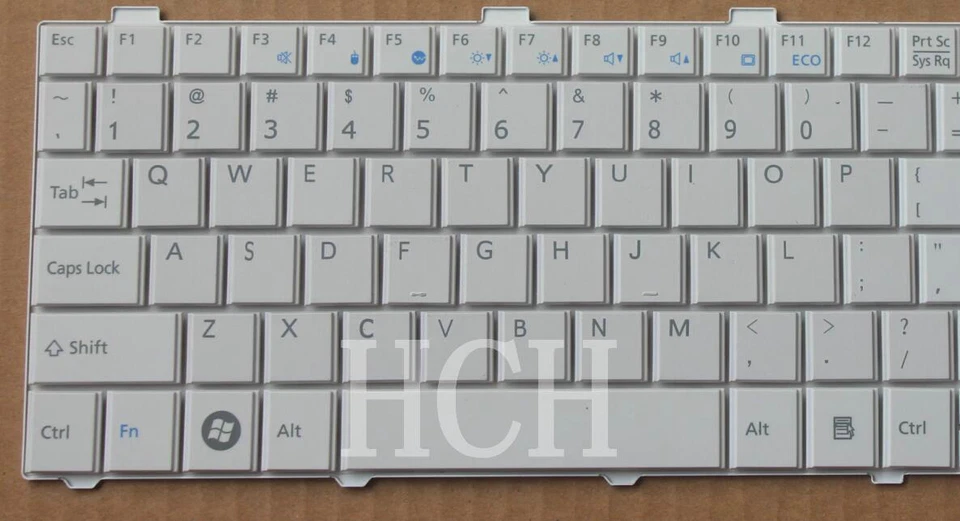 Nuevo teclado para computadora portátil FUJITSU Lifebook A530 AH530 AH531 NH751 EE. UU. blanco Foto 4 de 4