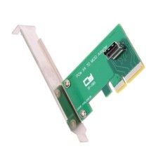 PCIE 5.0 4X to MCIO Female Interfaces Card Converters for Desktop Office PCIe