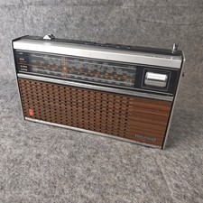 VINTAGE GRUNDIG CITY BOY 1100 Retro Portable Radio With U/FM LW MW K/SW Bands