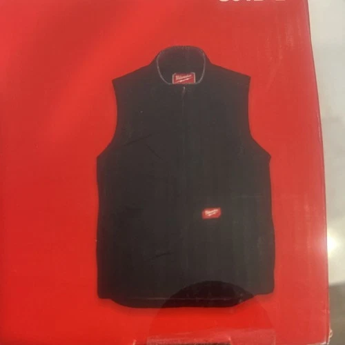 Milwaukee Men's Large 801B-L Heavy-Duty Sherpa-Lined Vest with 5-Pockets NWT image 4