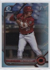 2022 Bowman Draft Chrome Sky Blue Refractor Sal Stewart #BDC-122 1ha9