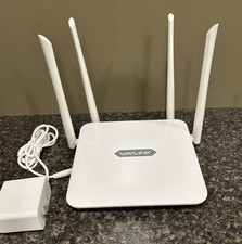 WAVLINK AC1200 Dual Band WiFi Router - 2.4GHz  5GHz, 100Mbps Tested and Working