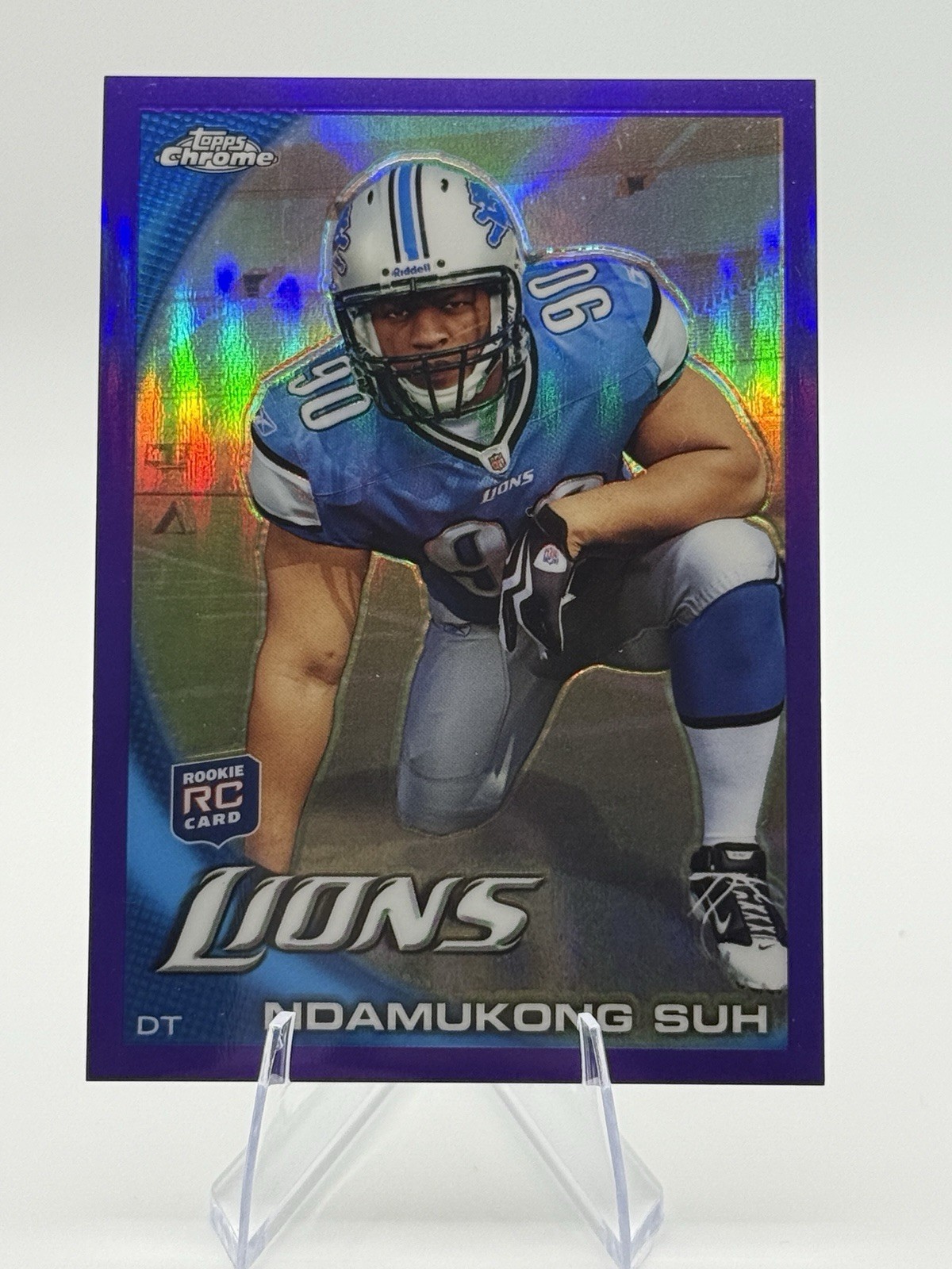2010 Topps Chrome - Ndamukong Suh #C160 Purple Refractor /555 (RC)
