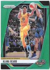 Alana Beard Panini Prizm WNBA - Green Prizms 85 2024 Los Angeles Sparks