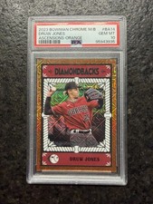 2023 Bowman Chrome Mega Orange Ascensions Druw Jones /25 PSA GEM MINT 10