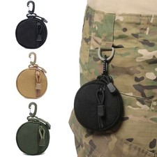 Molle Pouch Mini Wallet Key Bag Tactical Coin Purse EDC Zipper Small Waist Bag