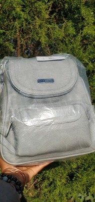 New Multisac Major Back Pack Purse!  Victoria Floral Steel (Grey)