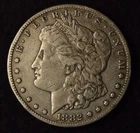 1882-CC $1 MORGAN SILVER DOLLAR CARSON CITY MINT COIN