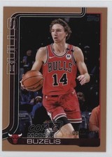 2025-26 Topps Gold 64/2025 Matas Buzelis #37 0i7e
