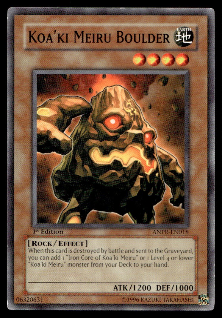 Koa'ki Meiru Boulder ANPR ANPR-EN018 MP YuGiOh | Buy 3 Get 5 Free