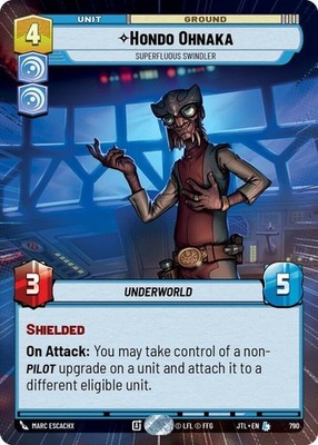 1X-Hondo Ohnaka - Superfluous Swindler - Hyperspace - Foil-SWU04-Jump to Lightsp