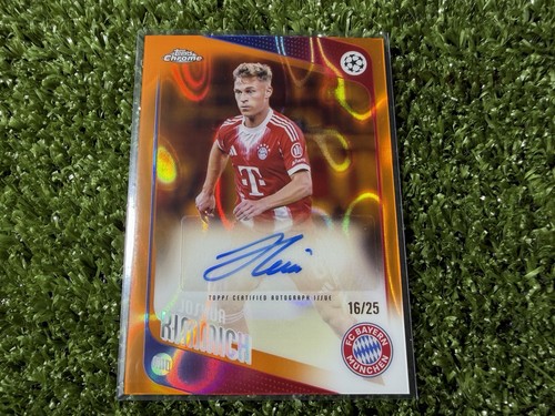 Topps Chrome UCC 25-26 Joshua Kimmich Auto Orange Lava Bayern Munich /25