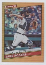 2020 Panini Donruss Retro 1986 Holo Orange Jake Rogers #260 Rookie RC nz3