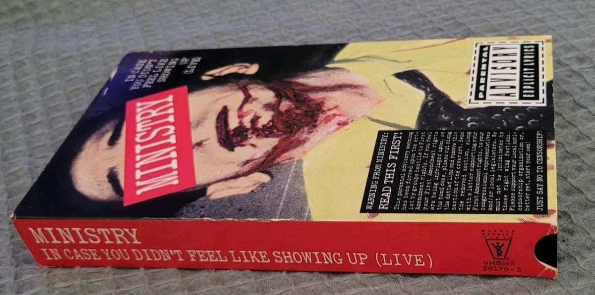Ministry - In Case You Didnt Feel Like Showing Up (Live) (VHS 