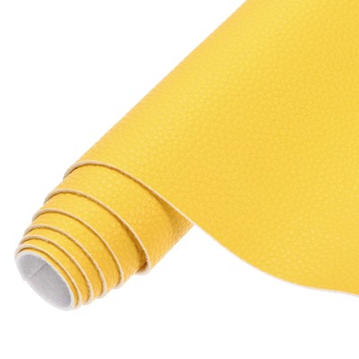 Faux Leather Fabric Sheets, 54x36 Inch Waterproof Solid Soft PU Synthetic Lea...