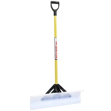 The Snow Plow 30" Wide Snow Shovel Official NHL Ice Crew Shovel Hockey Cleaning