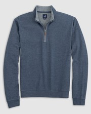 johnnie-O Big  Tall Sully 1/4 Zip Pullover Mens Helios Blue SULLY BIG TALL.