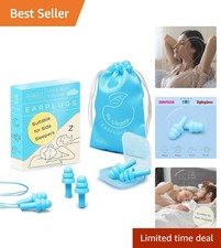 Soft Silicone Ear Plugs for Sleeping  Swimming   Noise Reduction  Comfort ...