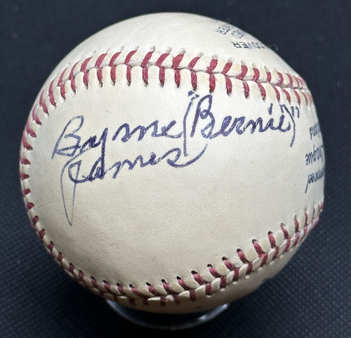 Bernie James Signed Baseball 1929 Boston Braves New York Giants JSA LOA