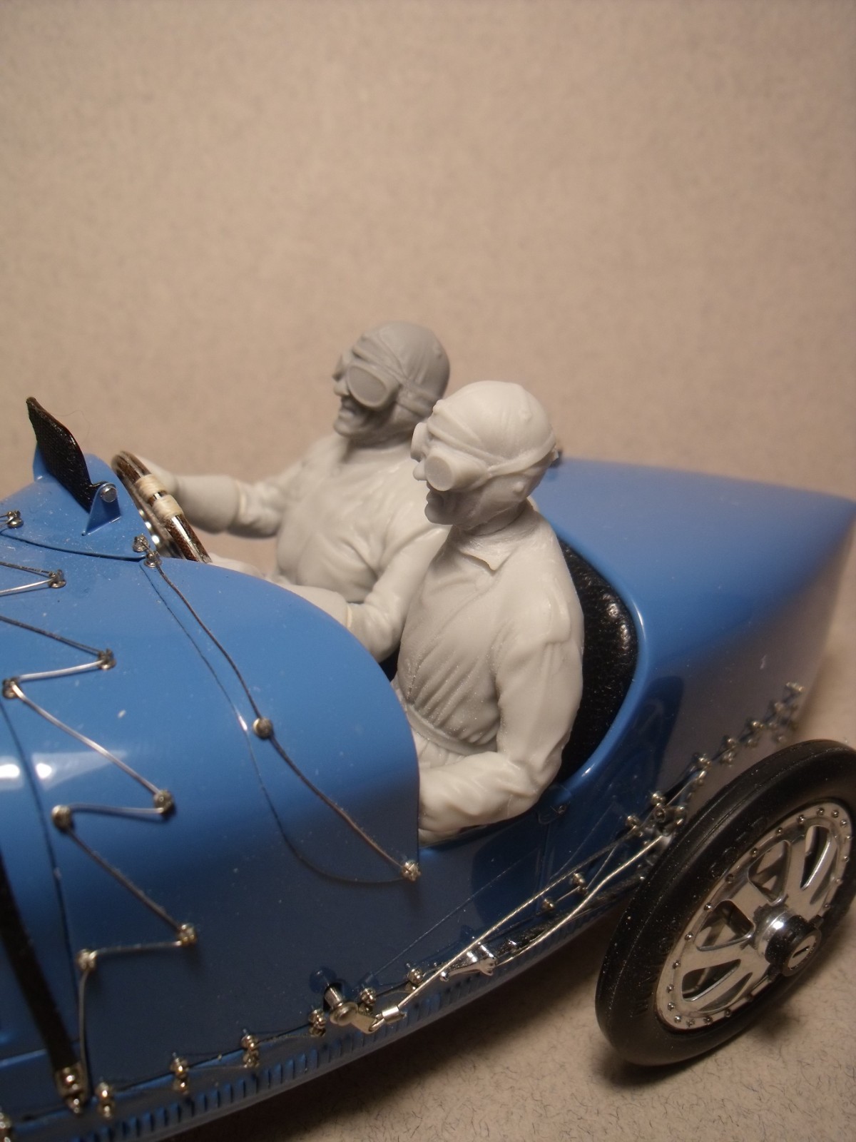 Figurines miniatures CMC 1/18 Bugatti Type 35 1927 accessoire diorama Vroom sans voiture