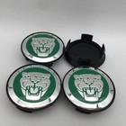 4 X GENUINE JAGUAR 58mm X S Type E F I Pace XK XF XE XJ BLACK WHEEL CENTRE CAP