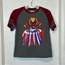 Marvel Kids Iron Man Tee - Red and Gray