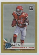 2019 Panini Donruss Optic Rated Rookie Gold Prizm 10/10 Mecole Hardman Jr 0l8