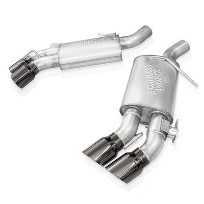 Stainless Works CA16RVMKFRBC Redline Axle-Back Exhaust for 16-24 Camaro SS/ZL1
