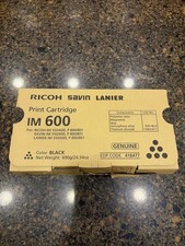 Ricoh 418477 IM 600 Black Print Cartridge Open Box