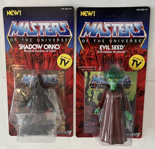 Masters of the Universe SHADOW ORKO & EVIL SEED Super7 Unpunched 5.5" Figure Lot