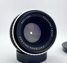 Carl Zeiss Jena DDR Pancolar f/1.8 50mm Zebra Edition Lens M42 Mount Serviced
