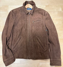 Polo by Ralph Lauren brown suede jacket size M Shoulder width: 48 cm