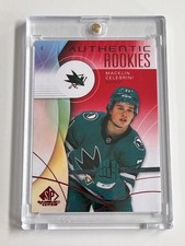 24-25 Upper Deck SP Game Used Authentic Rookies Macklin Celebrini #215 RED SP🔥