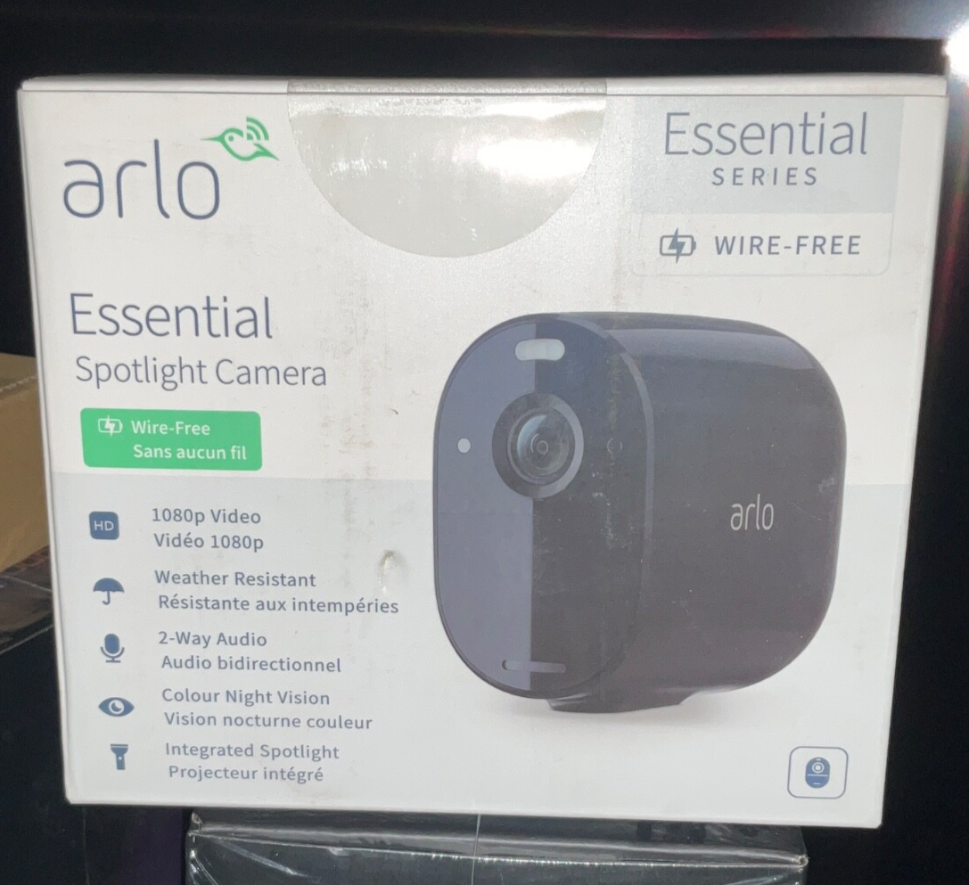 Netgear Arlo Essential Spotlight Camera 1080p VMC2030B-100CNS