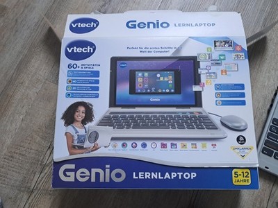 VTech Genio Lernlaptop  Kinder Lerncomputer mit Internetzugang, 5-12 Jahre
