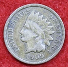 1909-S Indian Head Cent Penny High Grade Collector Coin IH981