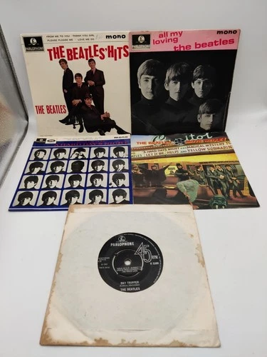 The Beatles Vinyl 7” Singles 45 rpm Records 1960’s Joblot Bundle x5 S7774