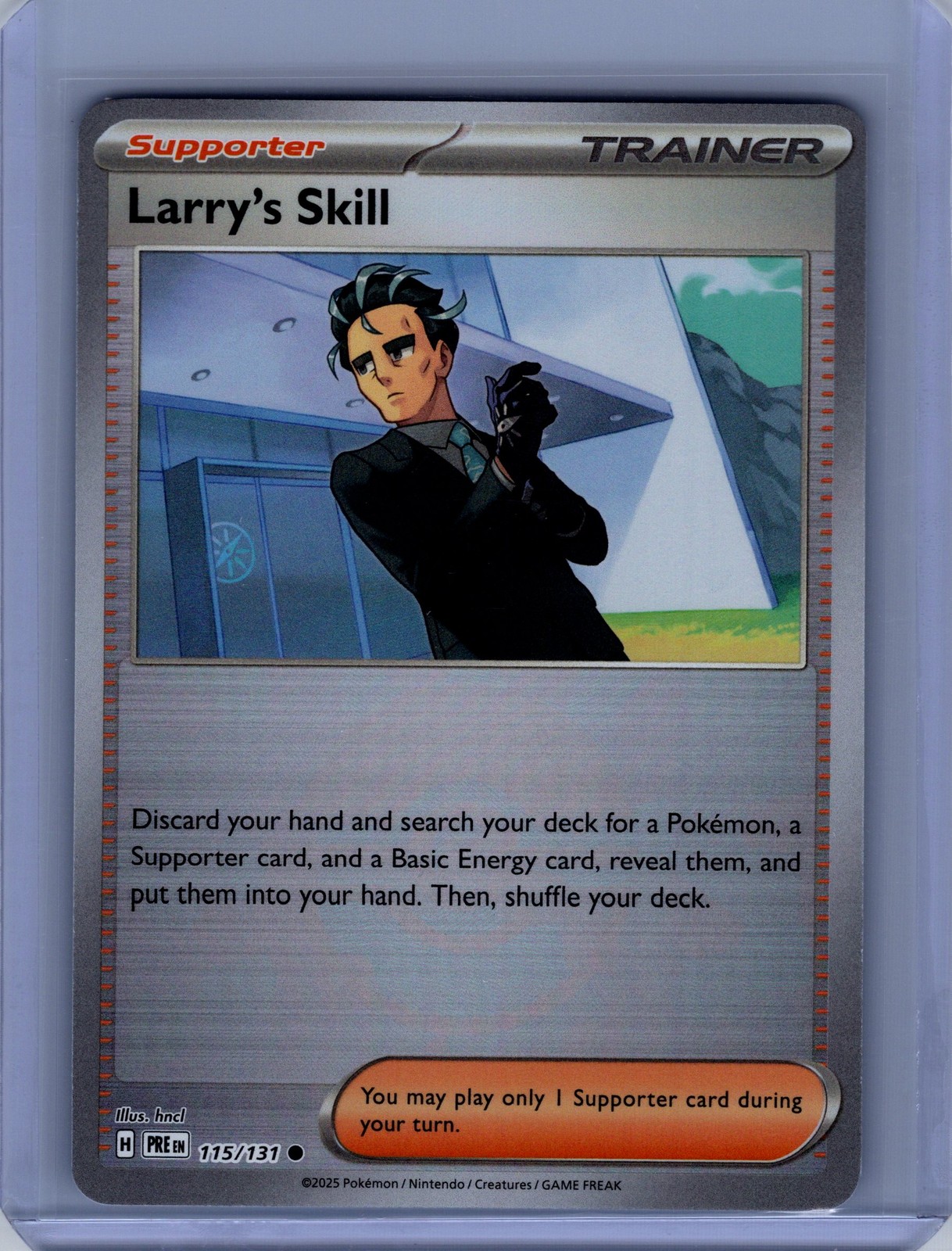Pokemon SV: Prismatic Evolutions #115/131 Larry's Skill POKE BALL NM