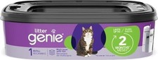 Litter Genie Standard Square Refill Bags, 1-Pack, 14 ft of Continuous Film