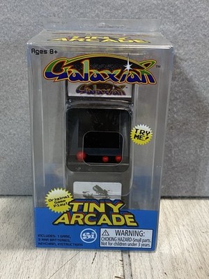 Namco Tiny Arcade Galaxian Arcade Game Worlds Smallest 2017 Keychain Collectable